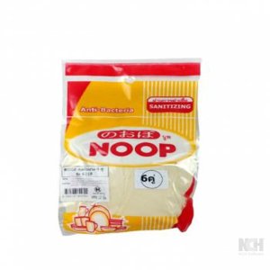 NOOPถุงมือไนโตร6คู่ SIZE L สีขาว (300) 12ชิ้น / แพ็ค